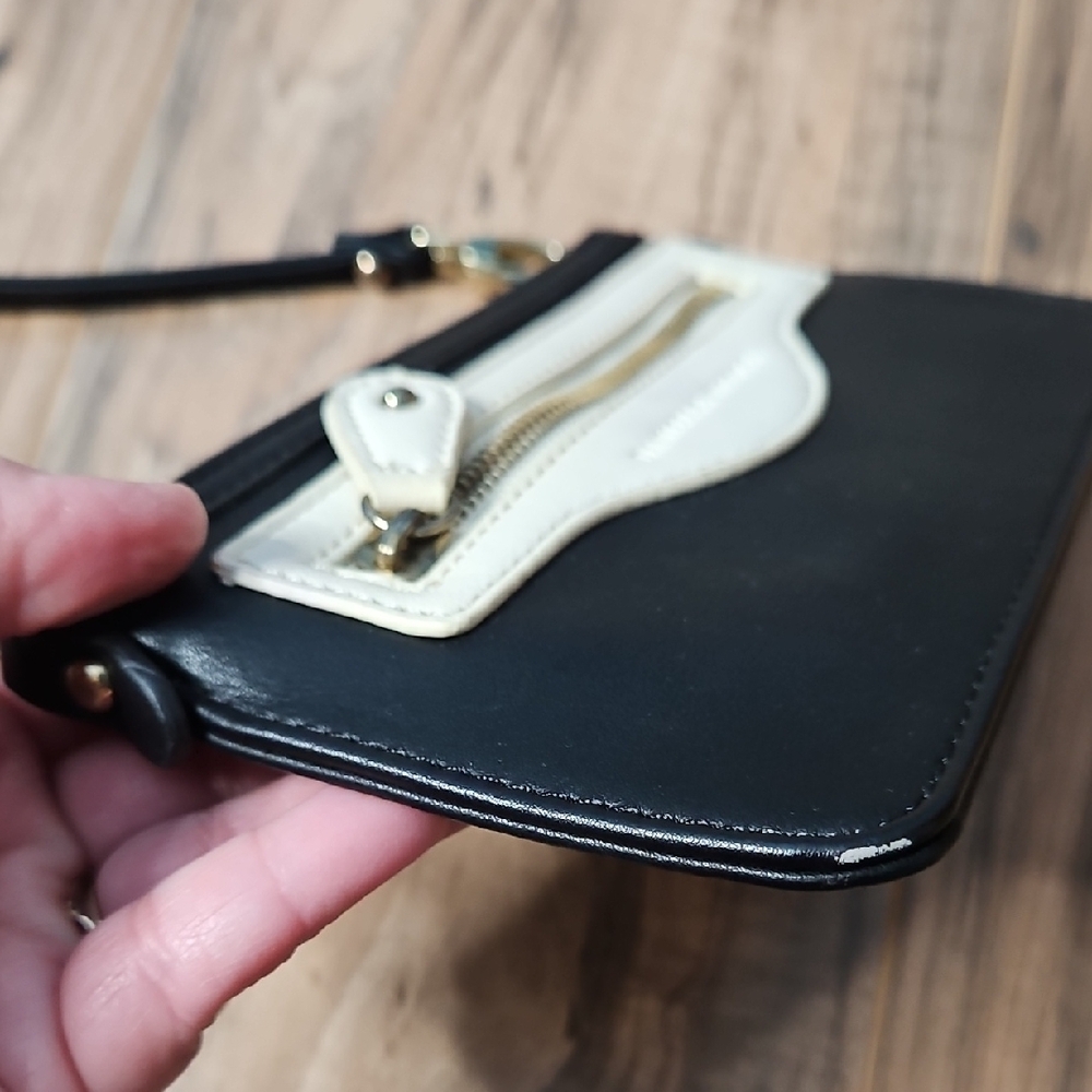 Danielle Nicole Black And Cream Crossbody Bag - image 5